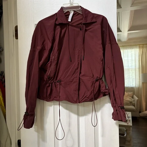Athleta Women's Burgundy Jacket S - Picture 5 of 6
